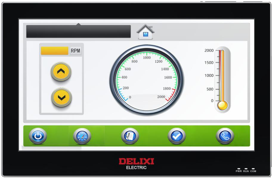 IHM touchscreen de monitoramento